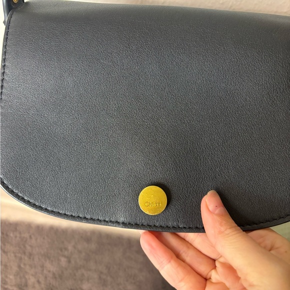 Chloe Black Leather Crossbody Bag - Picture 11 of 13